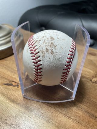 Mike Trout Game Baseball Foul Ball Angels Non Auto Rare Vs Oakland 3