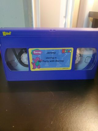 My Party With Barney VHS.  Starring Jeremy.  Rare,  OOP.  Kideo. 2