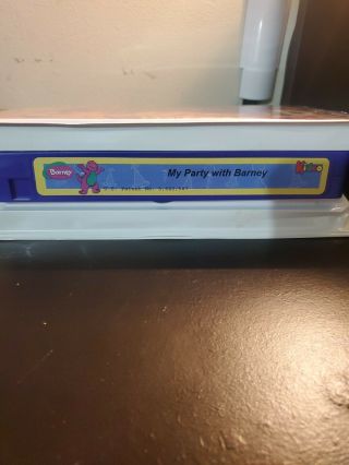 My Party With Barney VHS.  Starring Jeremy.  Rare,  OOP.  Kideo. 3