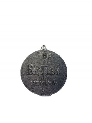 Vintage 1964 The Beatles Pendant For Necklace (very Rare)