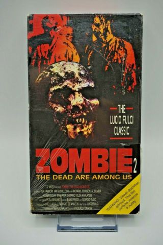 Zombi 2 (vhs) Lucio Fulci Rare Horror Zombie 70s