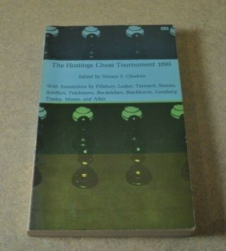 The Hastings Chess Tournament August - September 1895 By Horace F.  Cheshire Rare