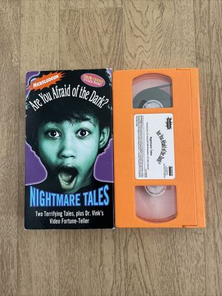 Are You Afraid Of The Dark? Nightmare Tales Vhs 1994 Rare Nickelodeon Horror