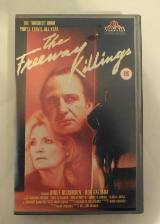 The Freeway Killings Ben Gazzara Angie Dickinson 80s Tvm Pal Vhs Rare & Dvd