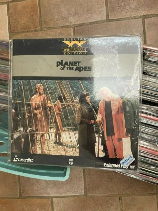Planet Of The Apes Laserdisc Widescreen - Very Rare 5 Ld = Usps