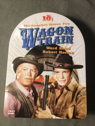 Wagon Train: The Complete Season Two (DVD,  10 - Disc Set) IN RARE COLLECTOR TIN 2