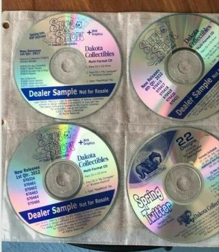 Dakota Collectibles Dealer Sample Disks - A Rare Opportunity - 8 Cds Many Designs 8