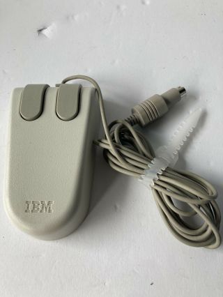 Vintage Rare Ibm Ps/2 Computer Mouse Part No 1057313 Wired 2 - Button