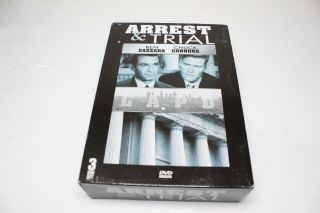 Arrest & Trial Part 2 (dvd,  2008,  3 - Disc Set) Dvd Set Rare Chuck Connors Vgc