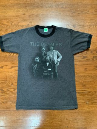 Rare Vtg 2003 The Beatles Size M Apple Corps T - Shirt John Paul George & Ringo