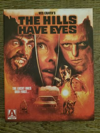 The Hills Have Eyes Blu - Ray Arrow Video Limited Edition Wes Craven Rare Oop
