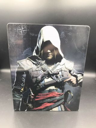 Assassin’s Creed 4 Black Flag Limited Edition Steelbook Case Rare Playstation