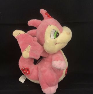 Neopets Plush Plushie Scorchio 2005 Limited Too Vintage Pink Dragon 8” Rare