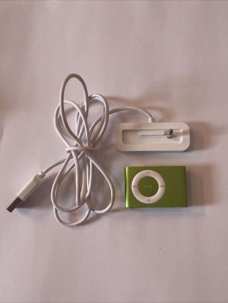 Apple Ipod Shuffle 2nd Generation Green (2 Gb) - Rare