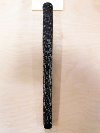 Vintage Rare Full Cord Tp Mills Lamkin Putter Grip Black Flat Front