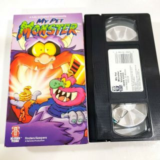 My Pet Monster Volume 4 Finders Keepers (vhs,  1988) Very Rare