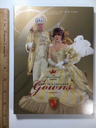Night Of A Thousand Gowns Book (2010) Crossdressing Trans Drag Charity Ball Rare