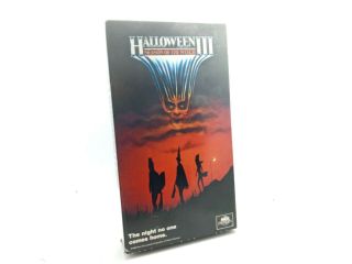 Halloween Iii Vhs Rare Oop Htf Horror Season Of The Witch Mca Universal Release