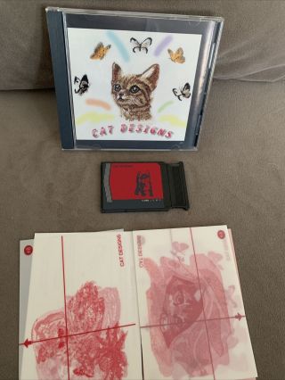 Cat Kitten Designs Memory Card For Janome Embroidery Machine 144 Rare