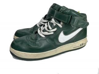 Vintage 2003 Nike Air Force 1 Mid Forest 306352 311 Size 14 Rare