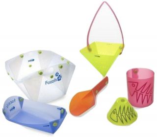 Fozzils Kids Discovery Pack Think Flat Strainer Shovel Collapsible Rare Nip