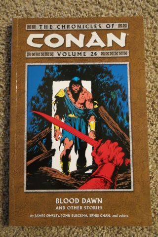 The Chronicles Of Conan Volume 24 Blood Dawn & Other Tpb Dark Horse Rare Oop