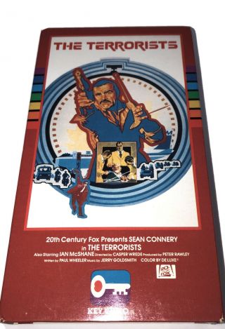 The Terrorists Vhs Rare Sean Connery - 1987