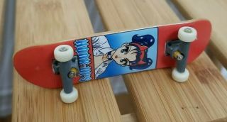 Rare Find Vintage 96mm Hook - Ups Devil Schoolgirl Anime Fingerboard Skateboard