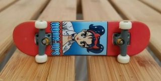 Rare Find Vintage 96mm Hook - Ups Devil Schoolgirl Anime Fingerboard Skateboard 2