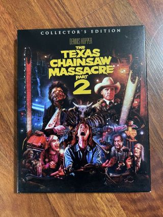 Texas Chainsaw Massacre 2 Scream Factory Blu - Ray (slipcover Only) Rare Oop