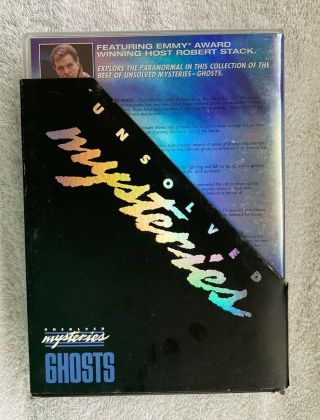 Unsolved Mysteries Ghosts 2004 4 Dvd Box Set Rare Oop Robert Stack R1 Us