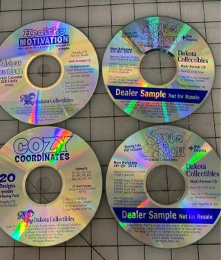 Dakota Collectibles Dealer Sample Disks - A Rare Opportunity - 8 Cds Many Designs 3