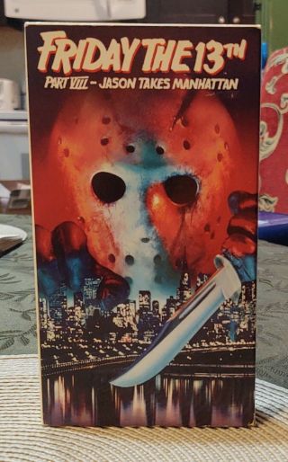 Friday The 13th Part 8 Vhs Horror 1st Release Paramount Pristine Rare