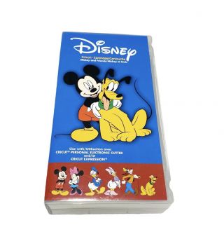 Disney Mickey And Friends Cricut Cartridge Rare Hard To Find