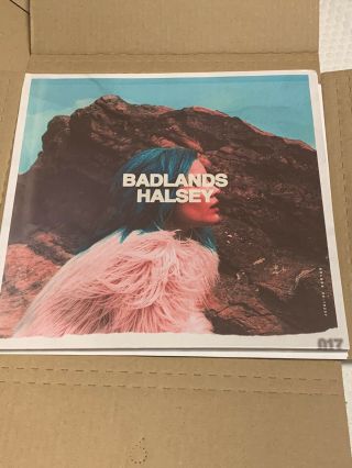 Halsey - 2015 Badlands Blue Vinyl (rare) Pre - Owned
