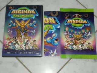 Digimon Digital Monsters - The Movie,  Special Full Length Feature Dvd 2001 Rare