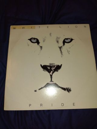 Pride [lp] By White Lion (vinyl,  Atlantic 81768 - 1) 1987 Record Vg,  /vg Rare Og