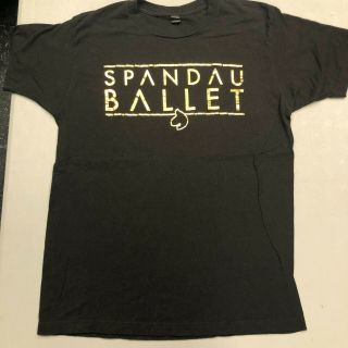 Spandau Ballet Gold Logo Size L Large Black T Shirt Rare Band 80s Wave Tee