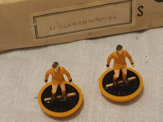 VINTAGE SUBBUTEO TABLE SOCCER 00 SCALE PLAYERS wolverhampton BOXED rare 2