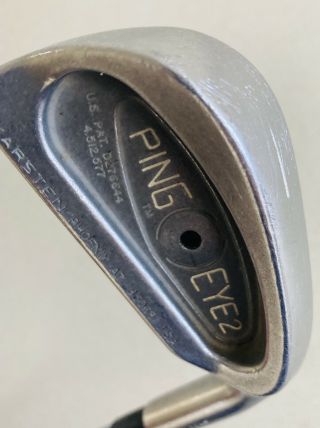 Rare Ping Eye 2 Black Dot 1 Iron Rh Steel Shaft One Iron Golf Club Ping