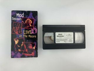 Rare Mad Season Live At The Moore [vhs] Alice In Chains Pearl Jam Grunge Vintage