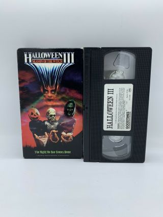 Halloween 3: Season Of The Witch - Goodtimes Vhs - Horror Cult Rare