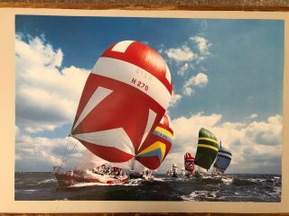 Atlantic Race,  Sailing,  Photo By Tony Stone,  Rare Authentic 1980 