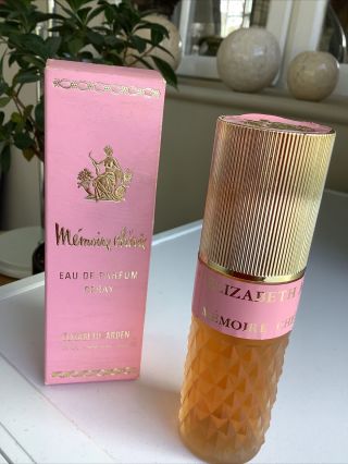 Vintage Elizabeth Arden Memoir Cherie Eau De Perfume Spray,  Rare.