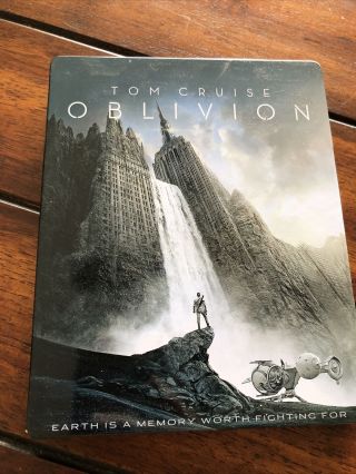 Rare Oop Oblivion Steelbook,  Blu - Ray,  Dvd W/digital Code,  Tom Cruise
