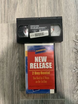 Blockbuster Vhs Tape Windtalkers Nicolas Cage Release Rare