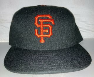 Vtg San Francisco Giants Made In Usa Era Fitted Hat Cap 7 5/8 Rare