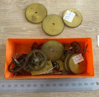 Rare Fusee Marine Chronometer Wheels / Parts For The Clockmaker