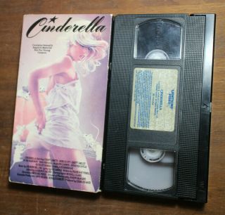Very Rare Cinderella Vhs Tape Unrated Lightning Video Vestron Htf Sleaze