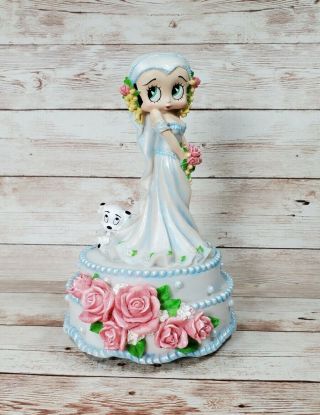 Betty Boop Musical Bride Wedding Figurine Statue Rare